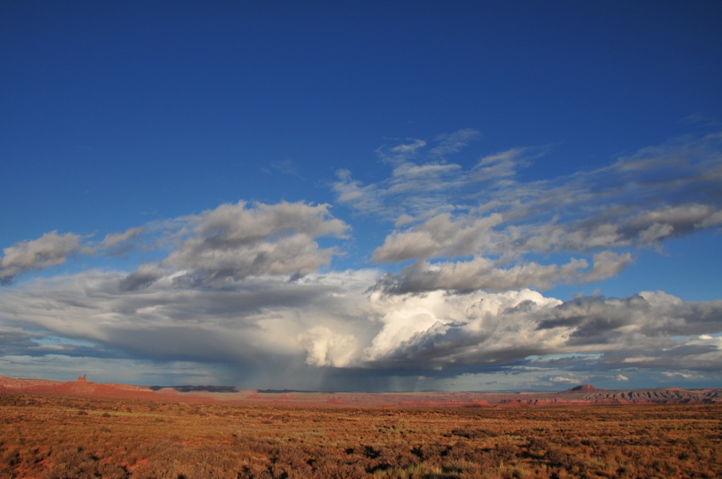 Rain in the horizon/