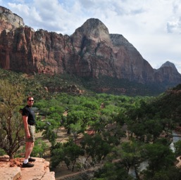 Hiking the Emerald Pools Trail/
		    