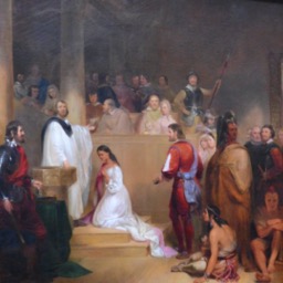 Baptism of Pocahontas/
		    