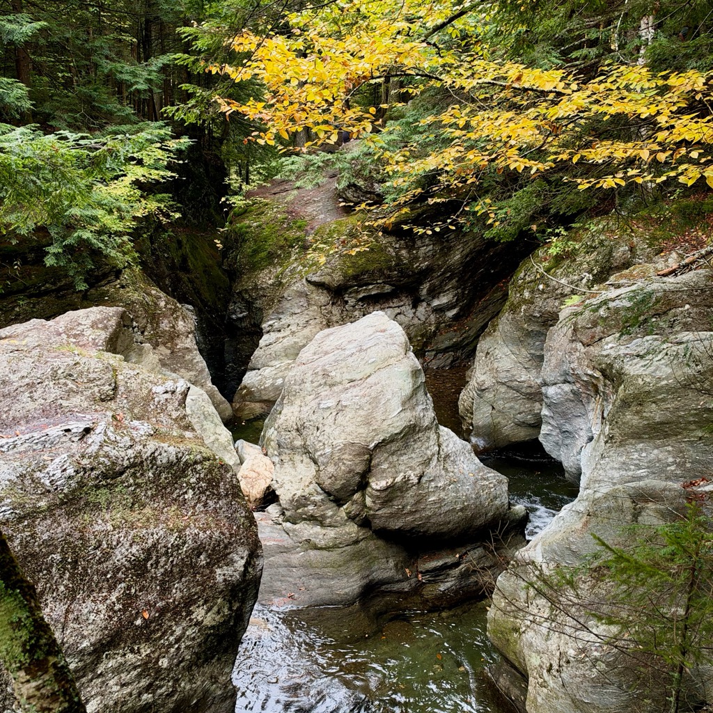 Bingham Falls, Stowe VT/
		    1972 Notchbrook Rd, Stowe, VT 05672, USA