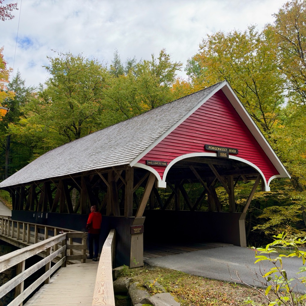 Franconia Notch State Park/
		    Pemigewasset River Covered Bridge, Lincoln, NH 03251, USA