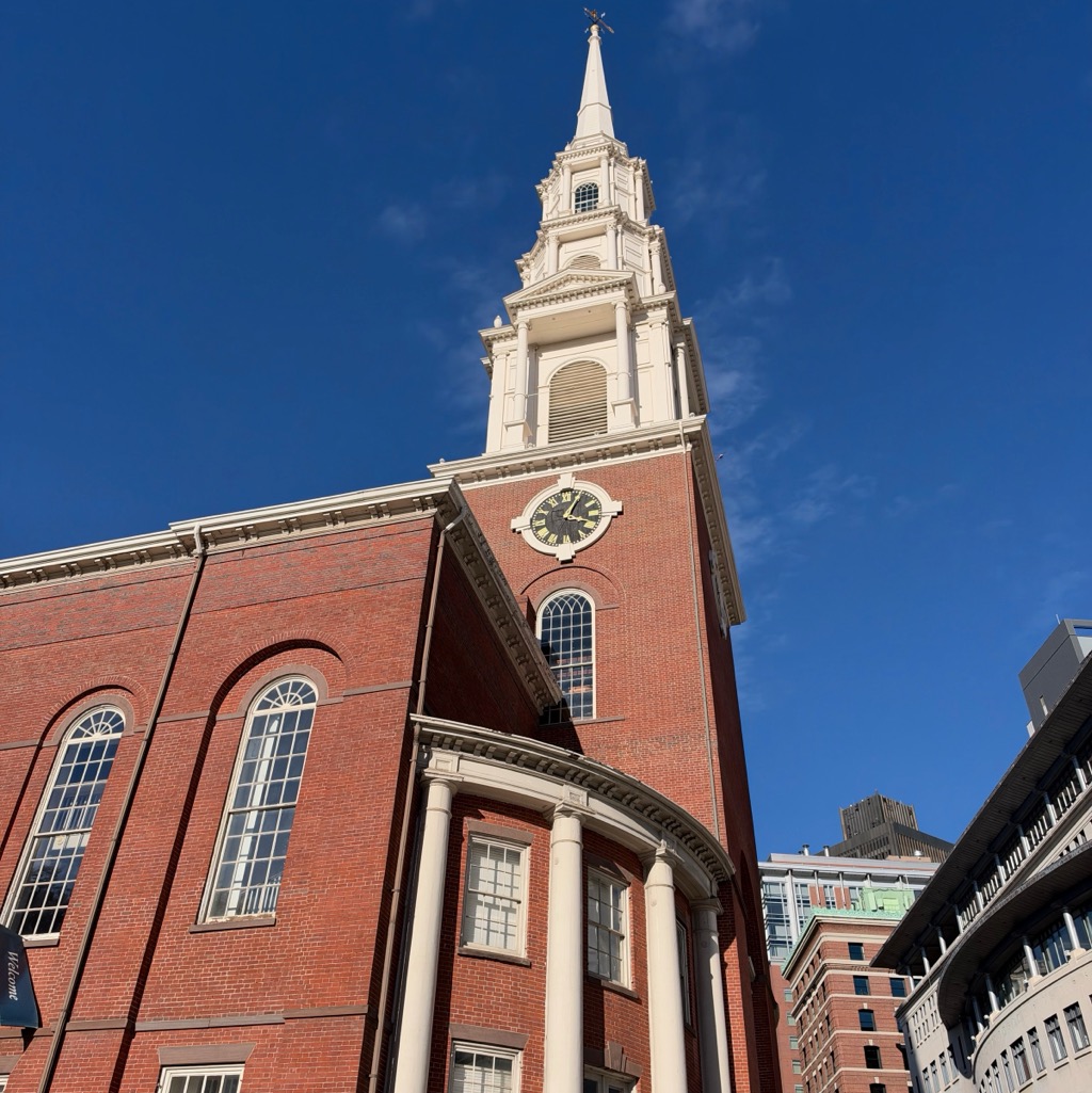 Freedom Trail: Boston Common/
		    1 Park St, Boston, MA 02108, USA