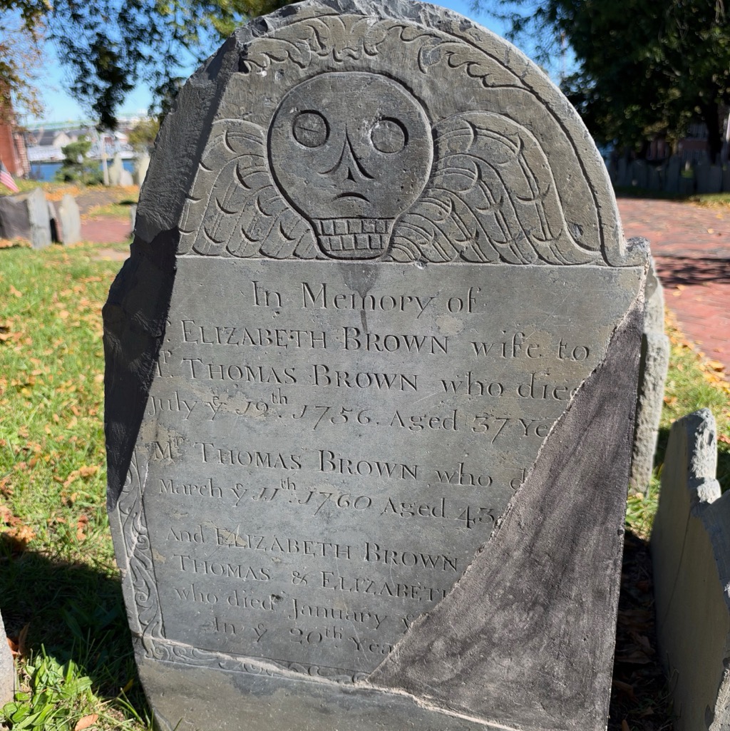 So many dead people... and so long ago!/
		    45 Hull St, Boston, MA 02113, USA