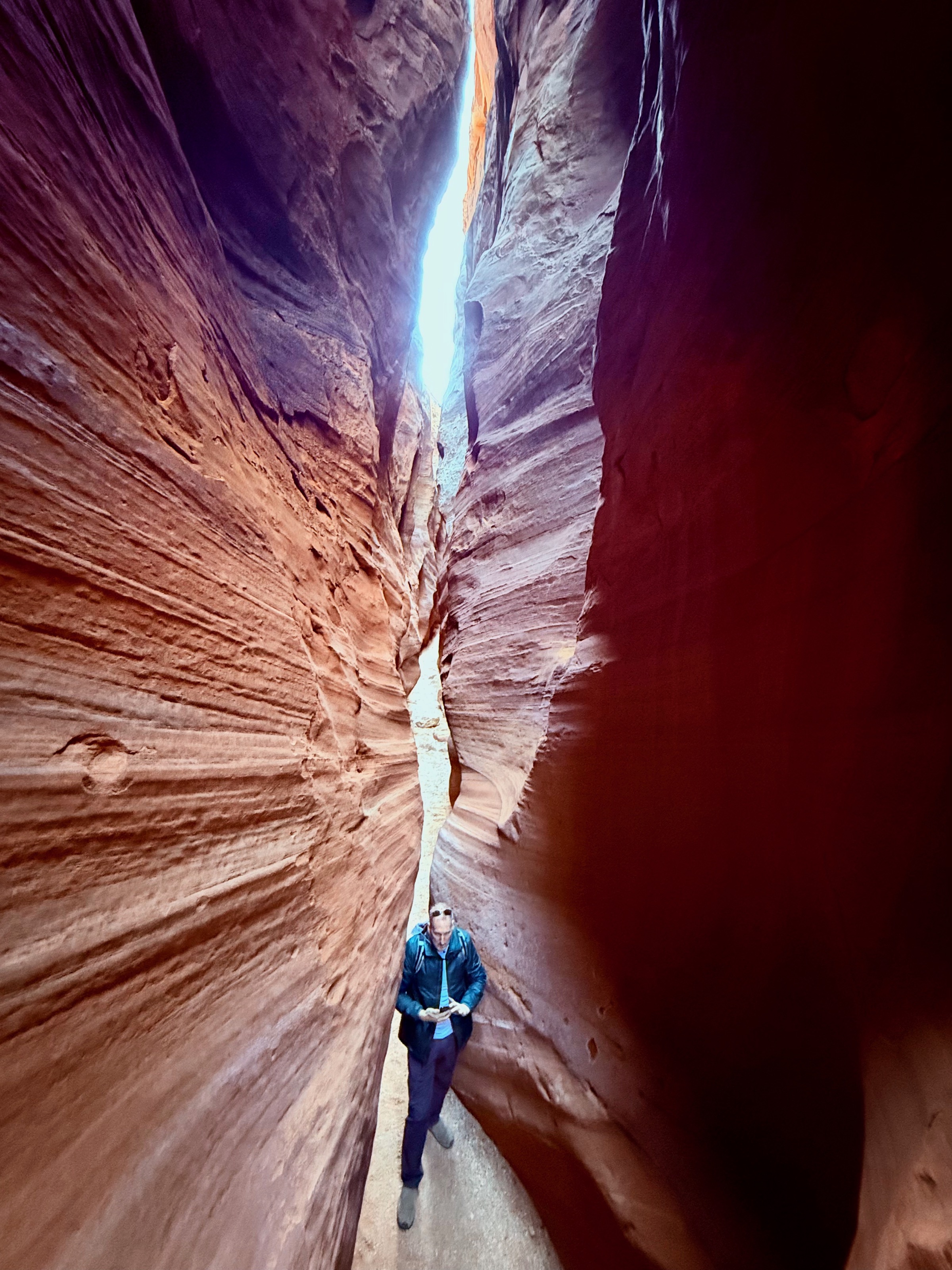 The gulch... she was very narrow/