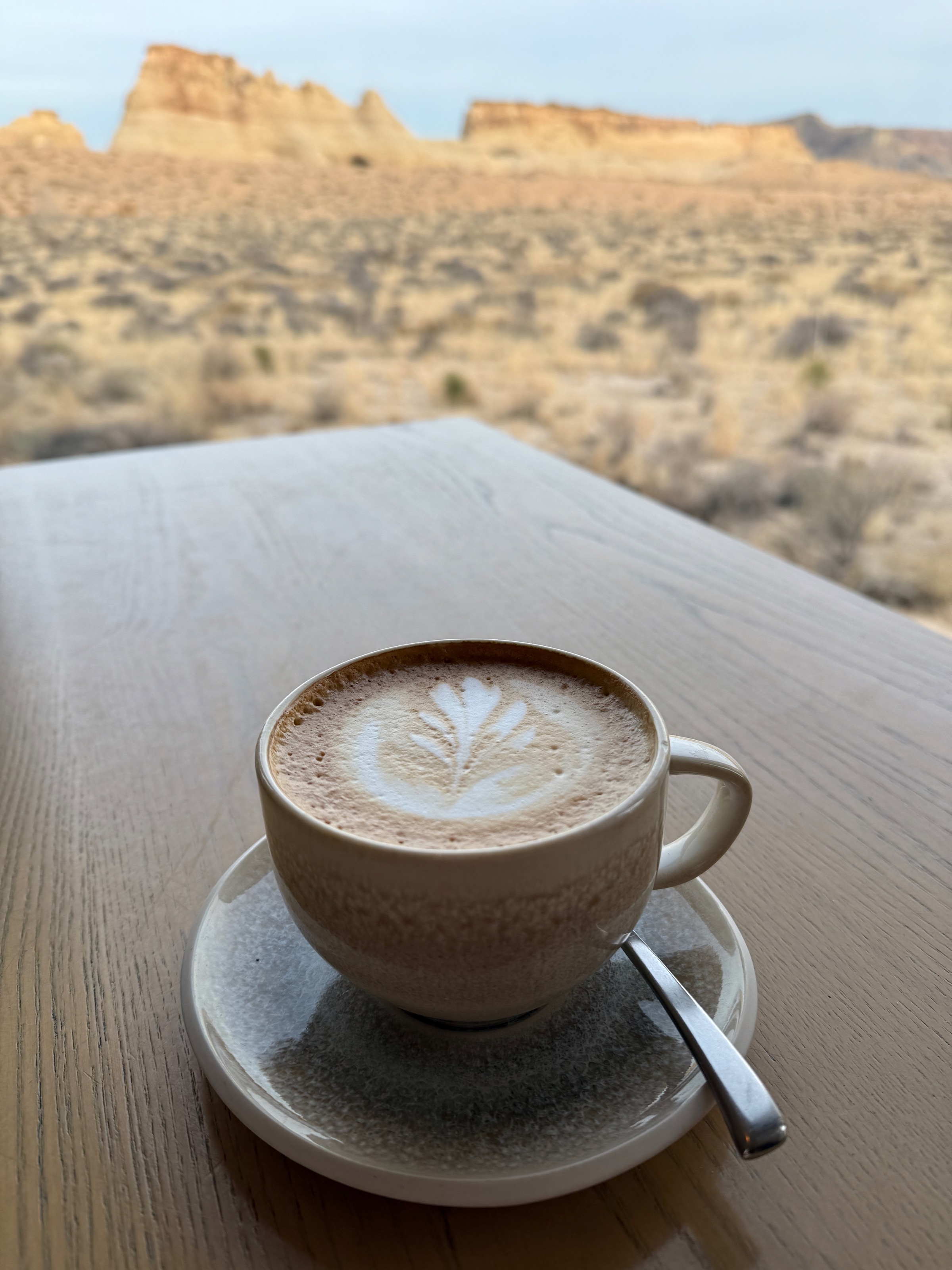 Latte with a view/Amangiri - Canyon Point, Utah, USA