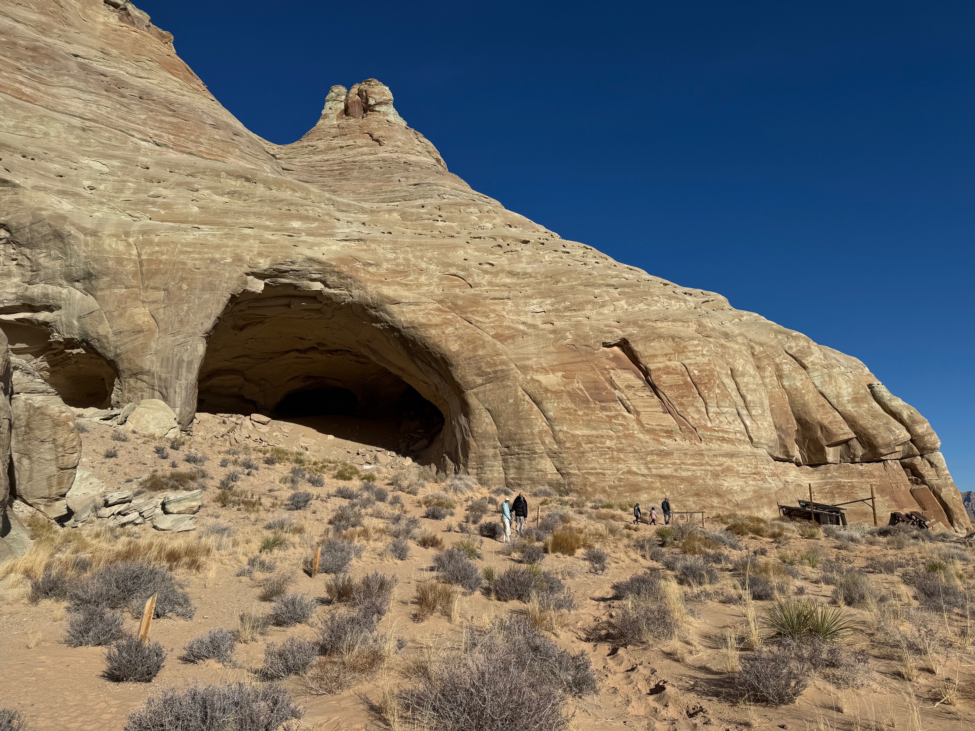 Broken Arrow Cave... Assana for scale/