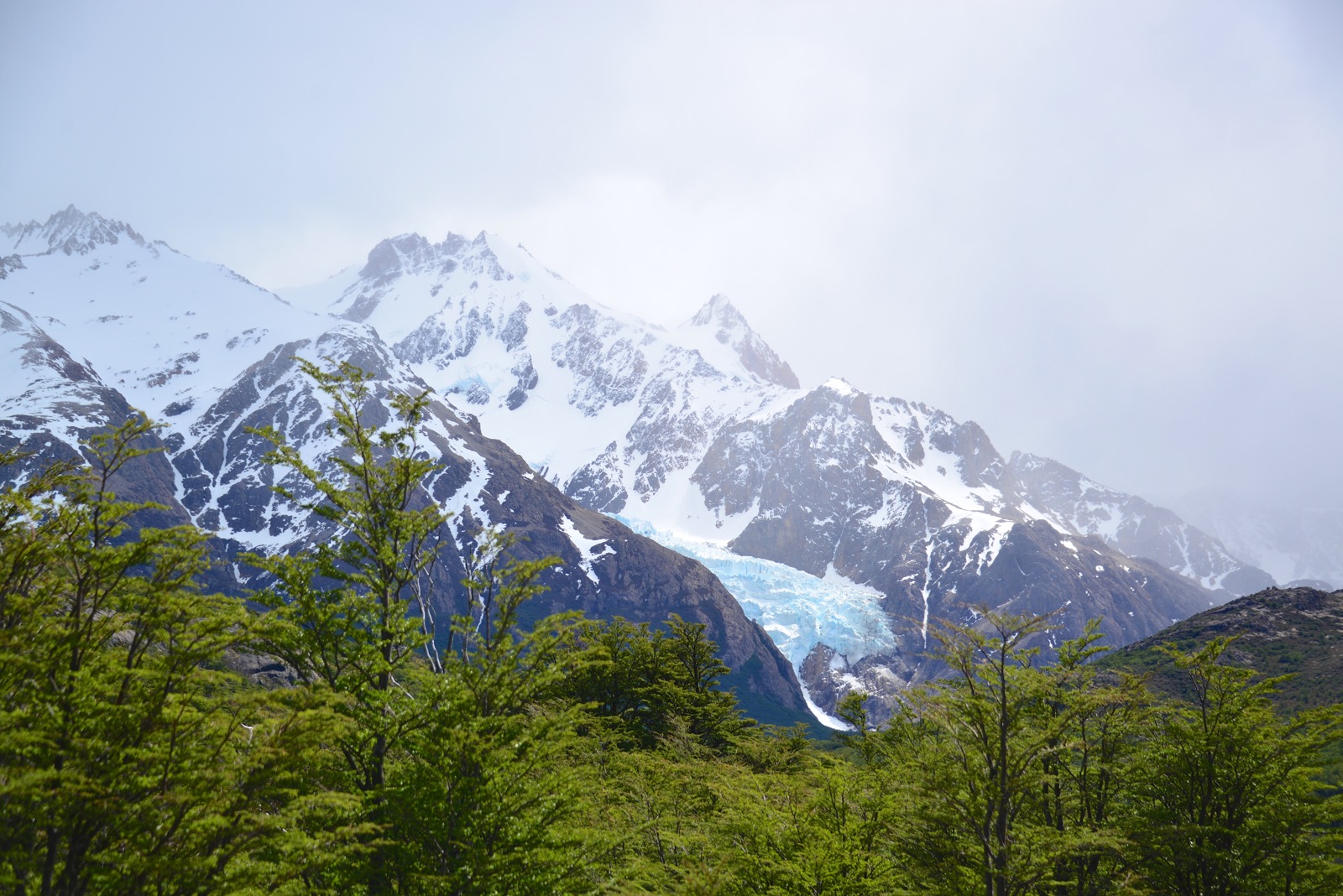 Unnamed glacier tucked in the valley/
