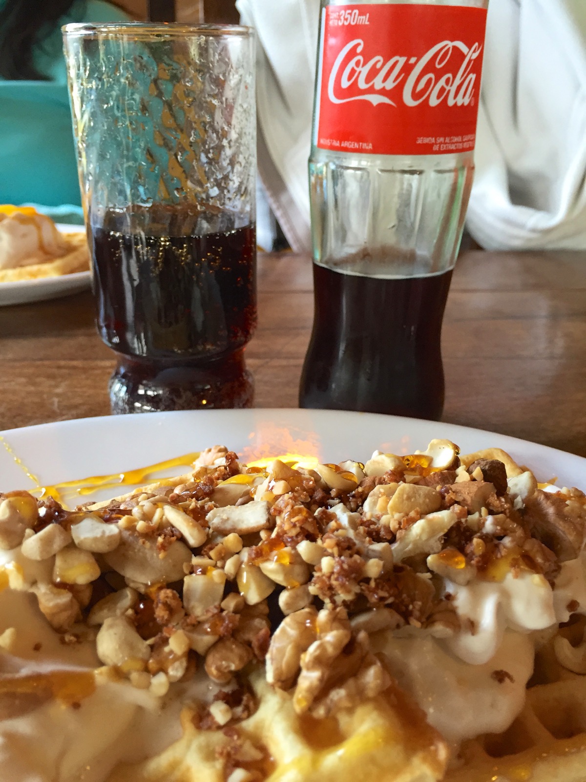 Yummy crêpes after a crazy difficult hike/