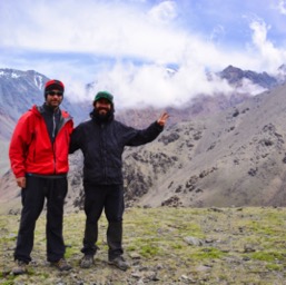 Christian and Emiliano, our guides/
		    