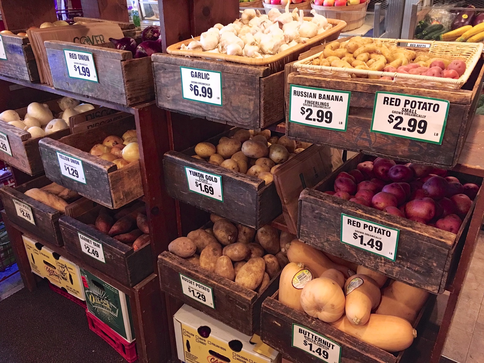 Legumes at the most adorable produce store/