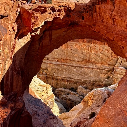 Cassidy Arch with Dan and a few random people as scale... /
		    