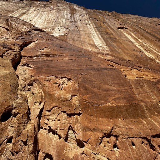 More sheer cliffs on Grand Wash Trail/
		    