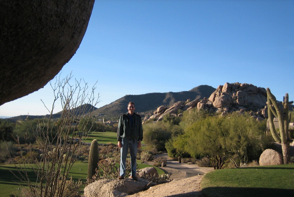 Pretty golf course, not that we played!/