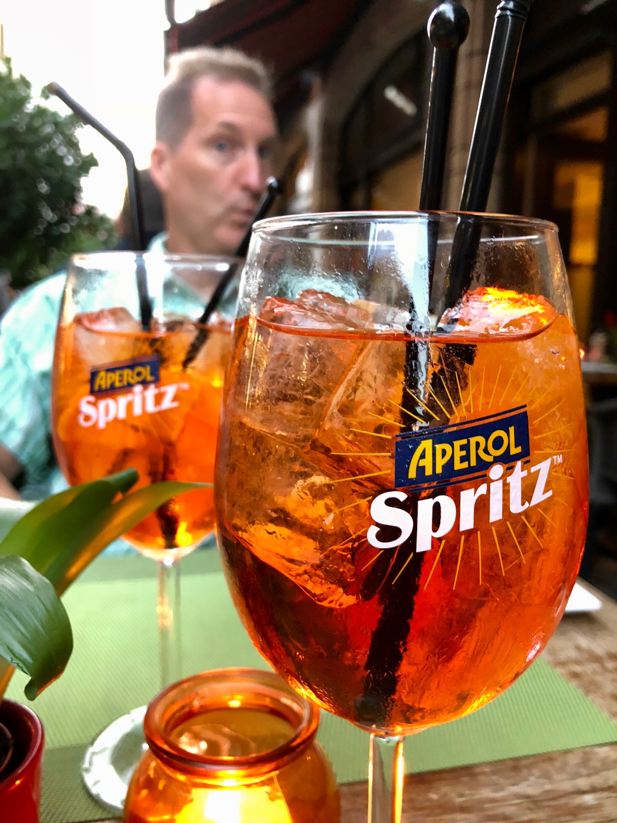 Aperol Spritz... in honor of Isabel. Good bye Belgium!/