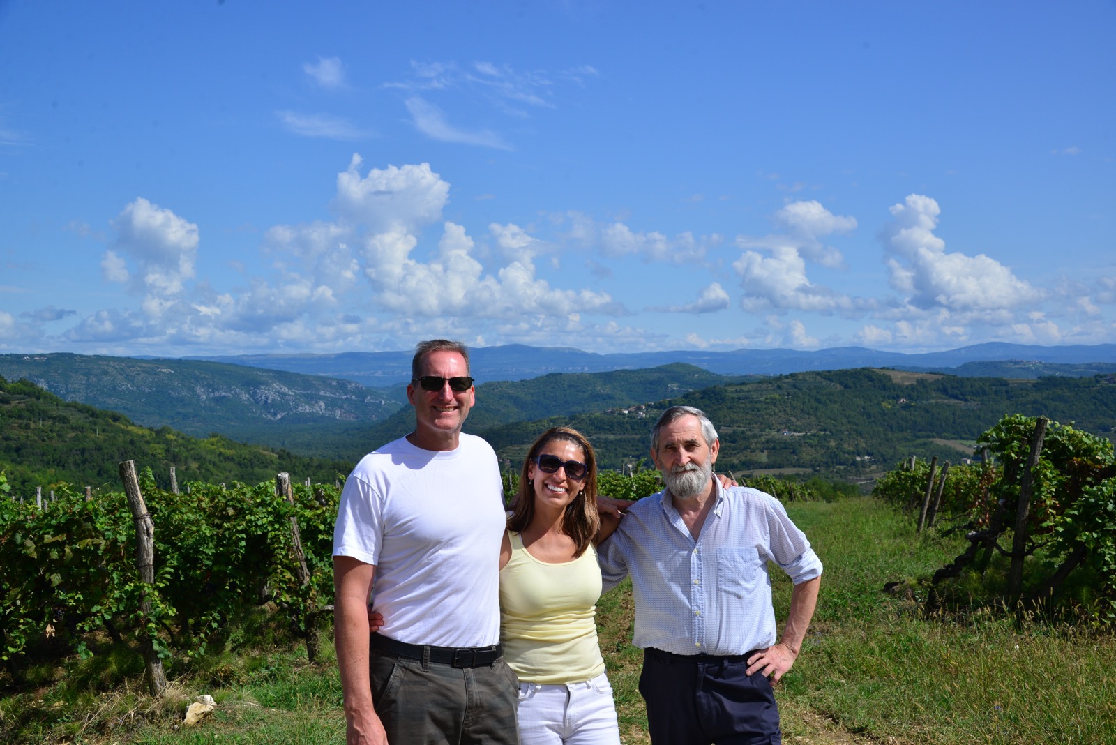 Random Australian tourist insisted to take our photo with some random dude picking flowers for his bunny/