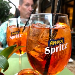 Aperol Spritz... in honor of Isabel. Good bye Belgium!/
		    