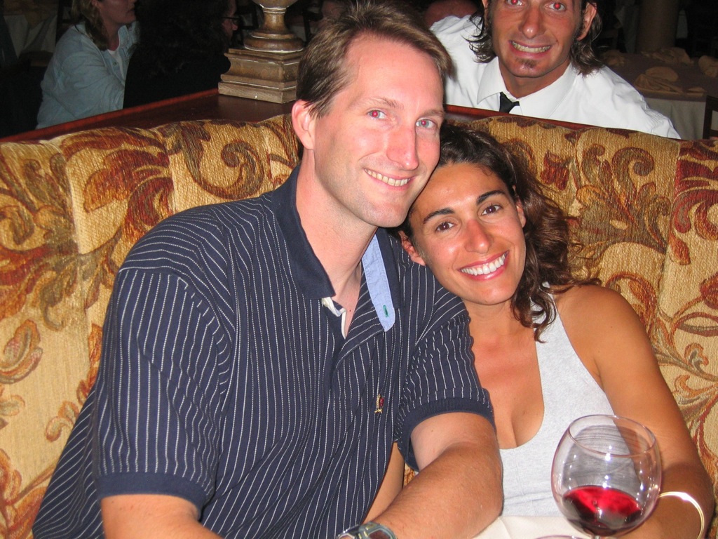 What's up with the dude behind us?/