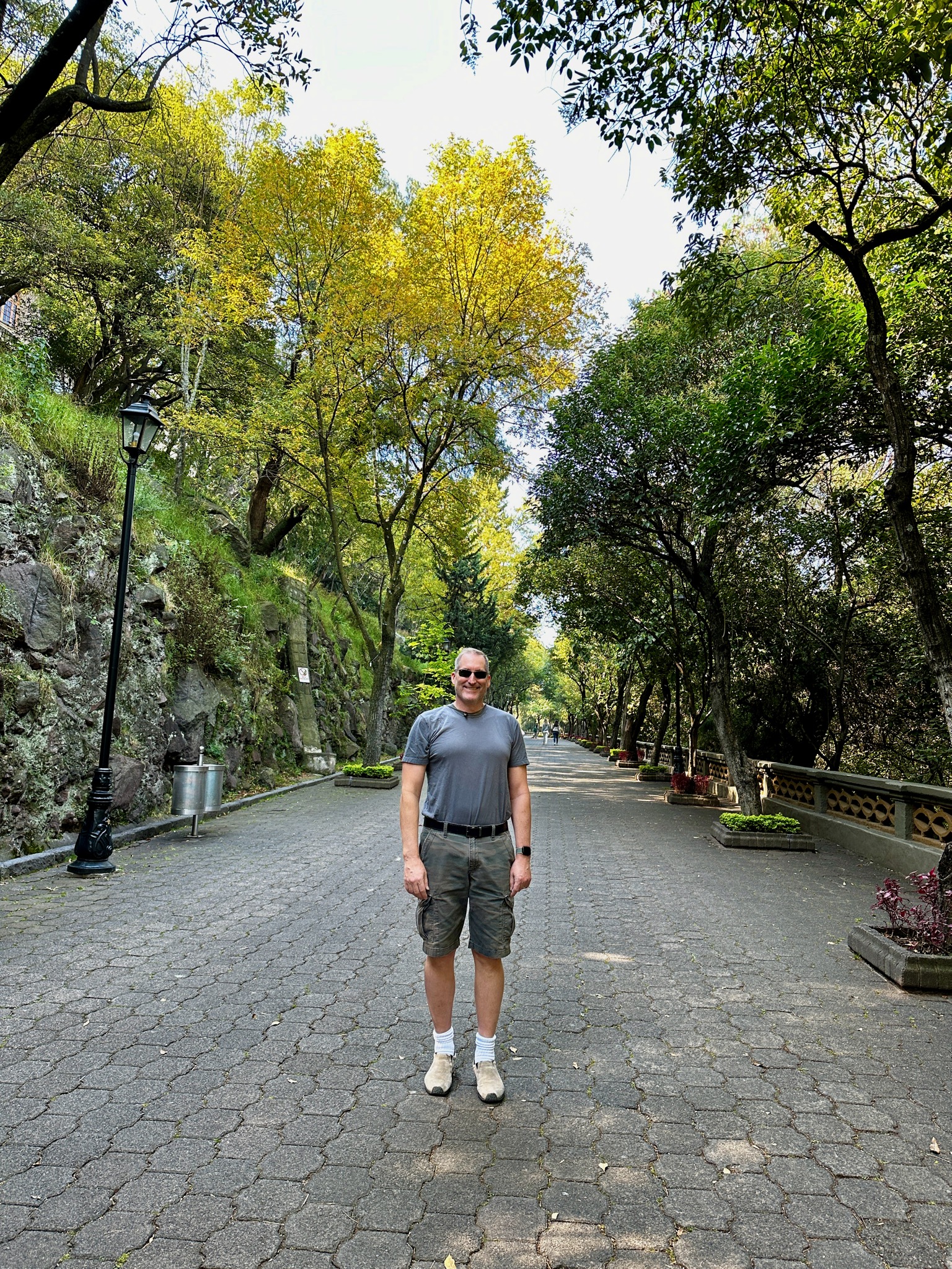 Walking up to the castle/