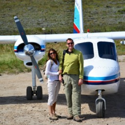 Our fancy ride to the island.../
		    