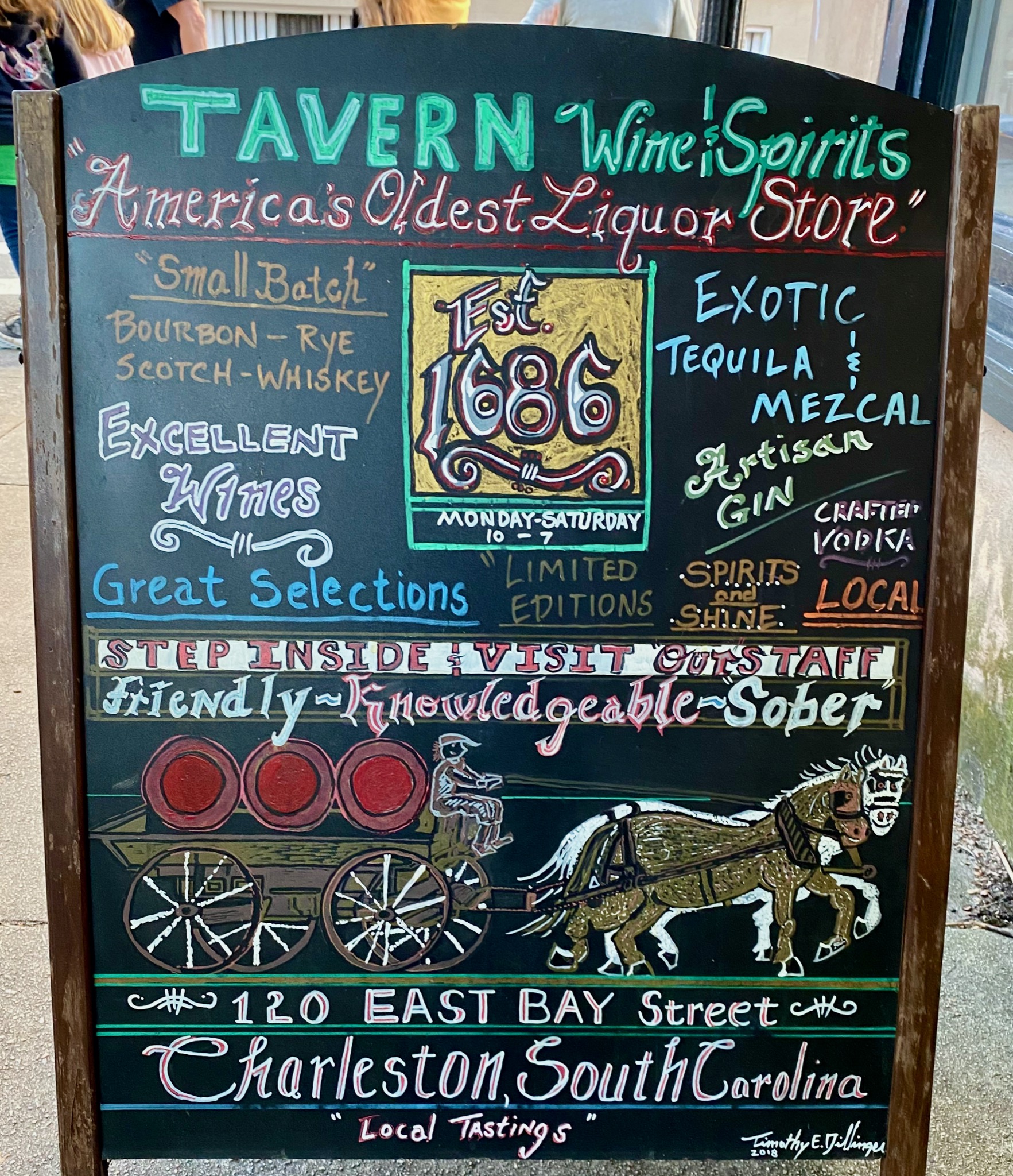 1686?? Better have a good selection!/