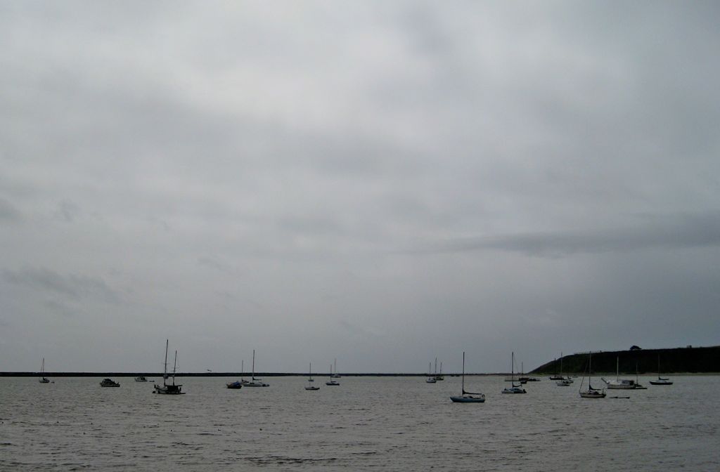A quick late lunch stop at Half Moon Bay/