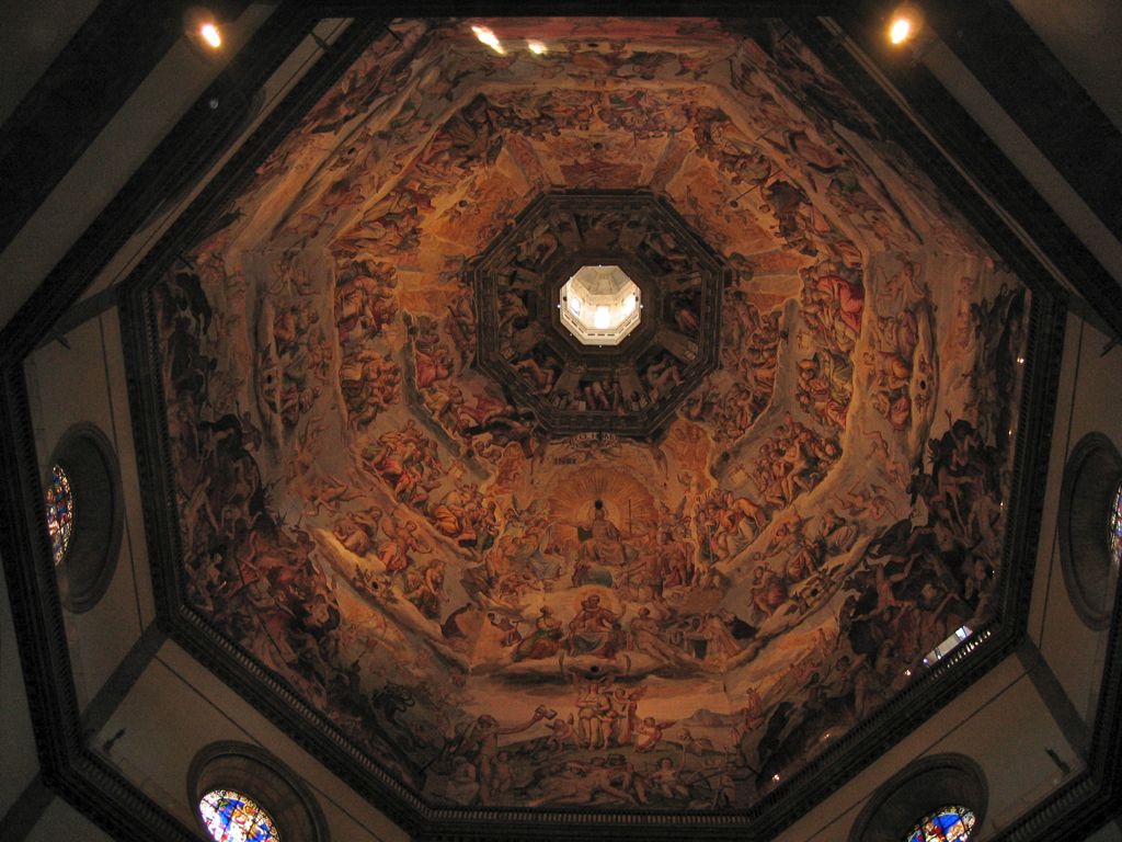 The Duomo's ceiling/