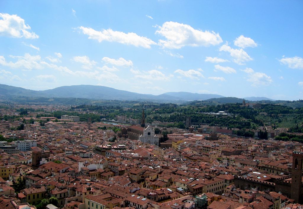 Tile roofs are apparently all the rage in Italy!/