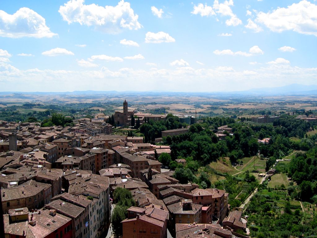 Rooftops of Sienna/