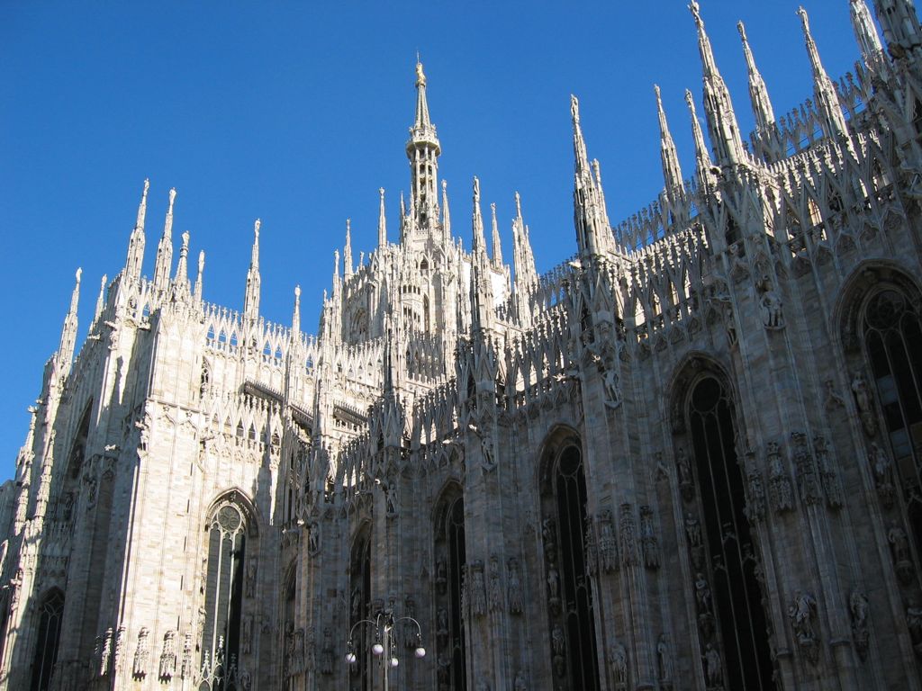 The cathedral in Milan/