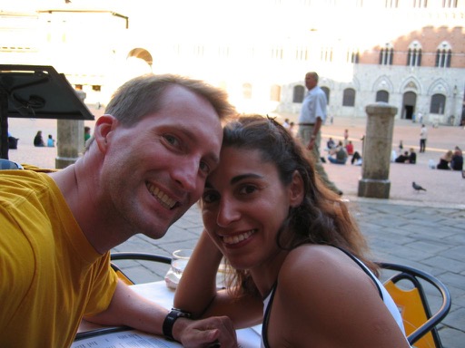 Dinner on Piazza del Campo