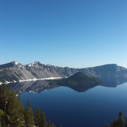 Crater Lake & Wizard Island/
		    