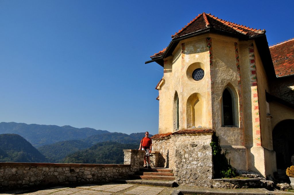 On top of Bled Castle/