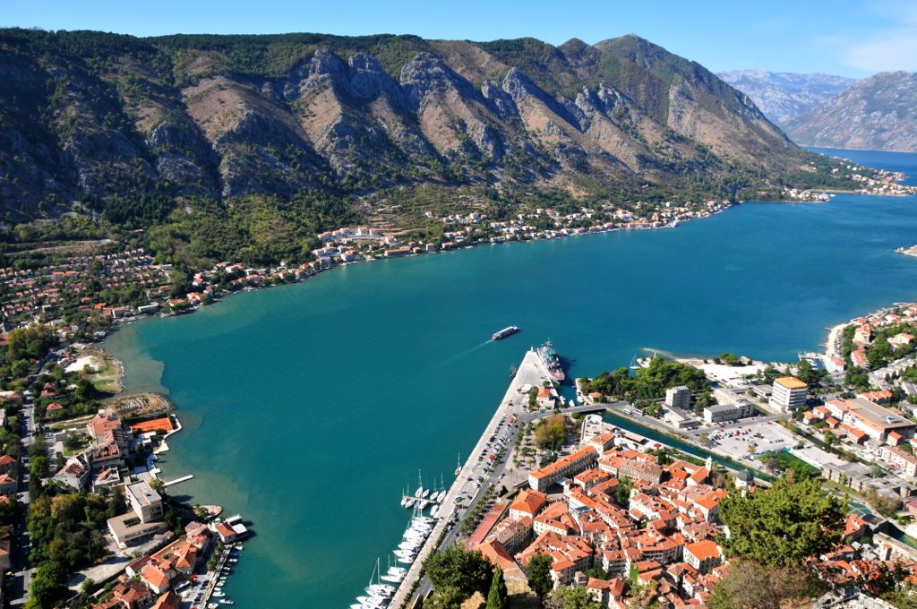 Crazy colors of Bay of Kotor/