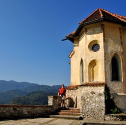 On top of Bled Castle/
		    