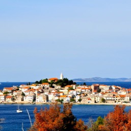 Primošten, Croatia... finally the coastline!/
		    