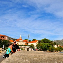 Waiting for yet another ferry: this one from Orebić to Korčula/
		    