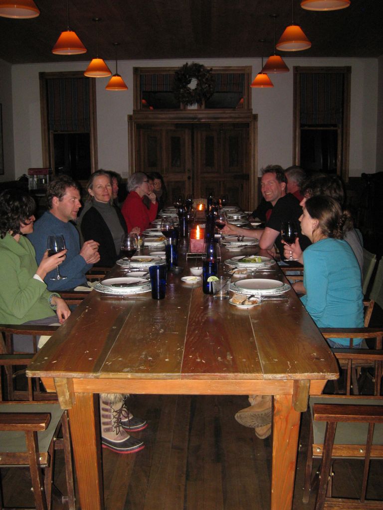 Dinner with the rest of the guests/