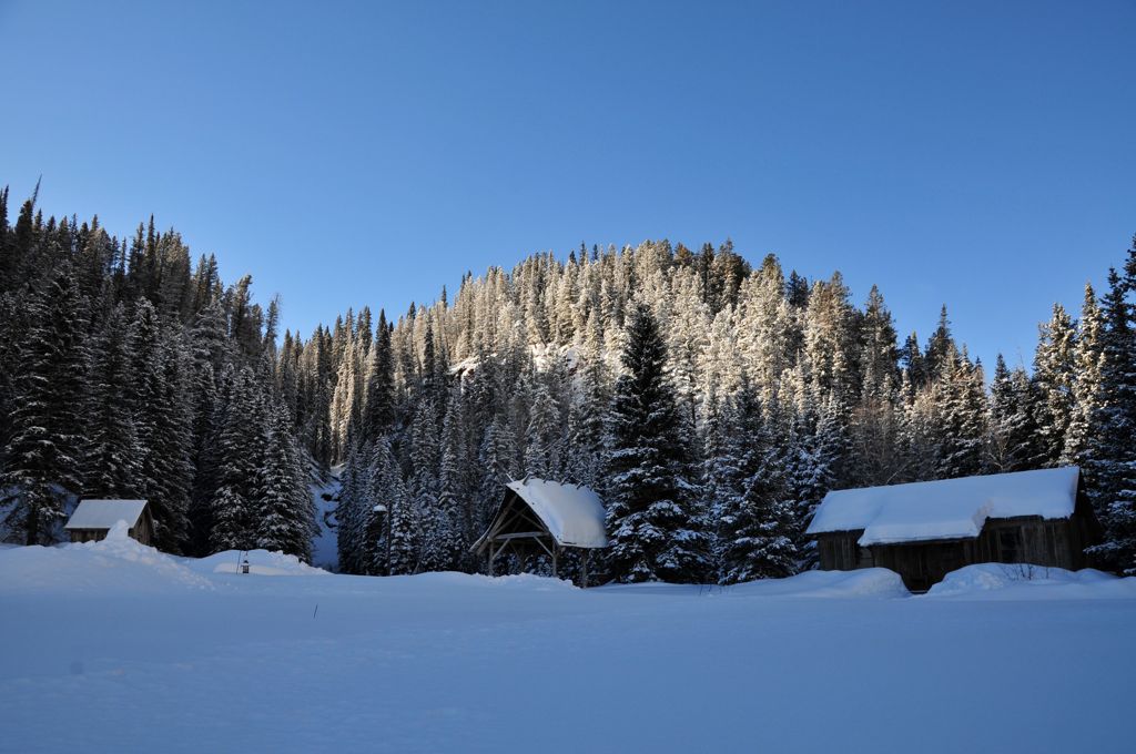 The town after the storm was gone/