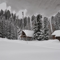 View from our porch /
		    