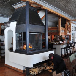 Nice and cozy inside/
		    