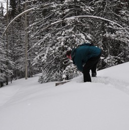 Dan digging it out/
		    