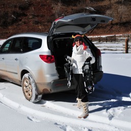 Snowshoeing to the Geyser.../
		    