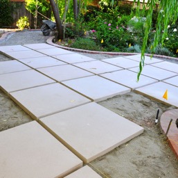 Love these massive pavers!/
		    