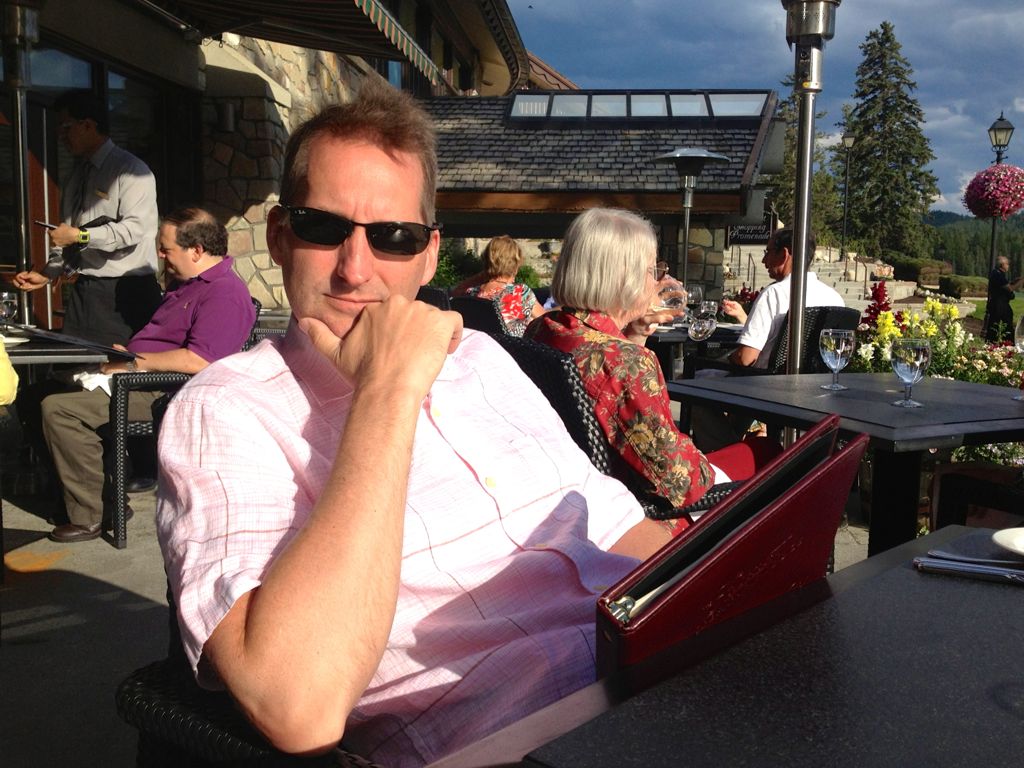 Finally in Jasper! We need a drink!/