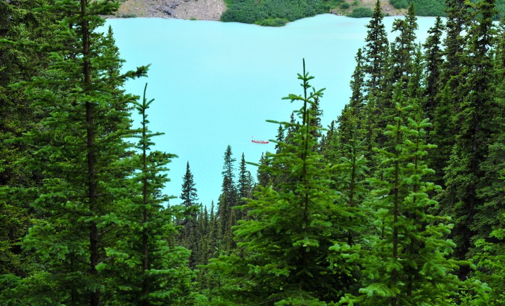 Unreal colors from the hike up to the tea house at the base of Little Beehive/