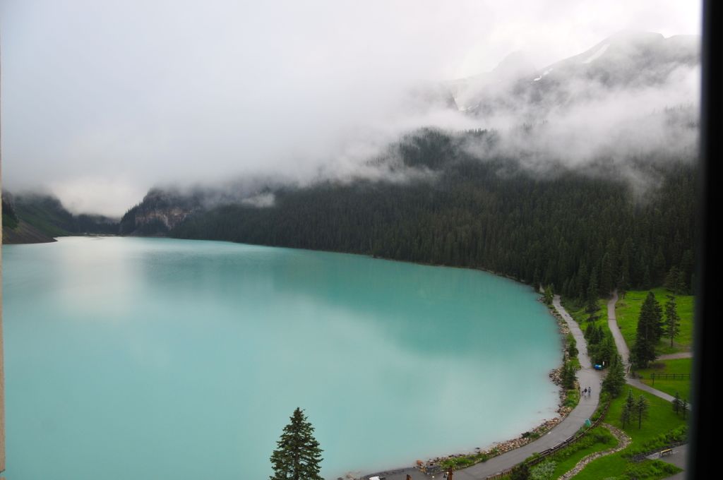 The lake, she was foggy!/