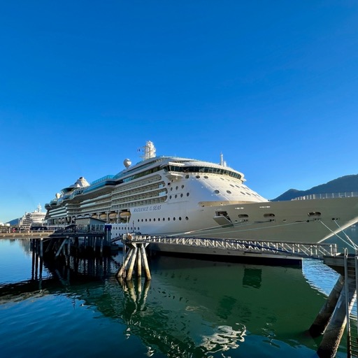 Ginormous cruise ship ruining the view/
		    252 AK-7, Juneau, AK 99801, USA