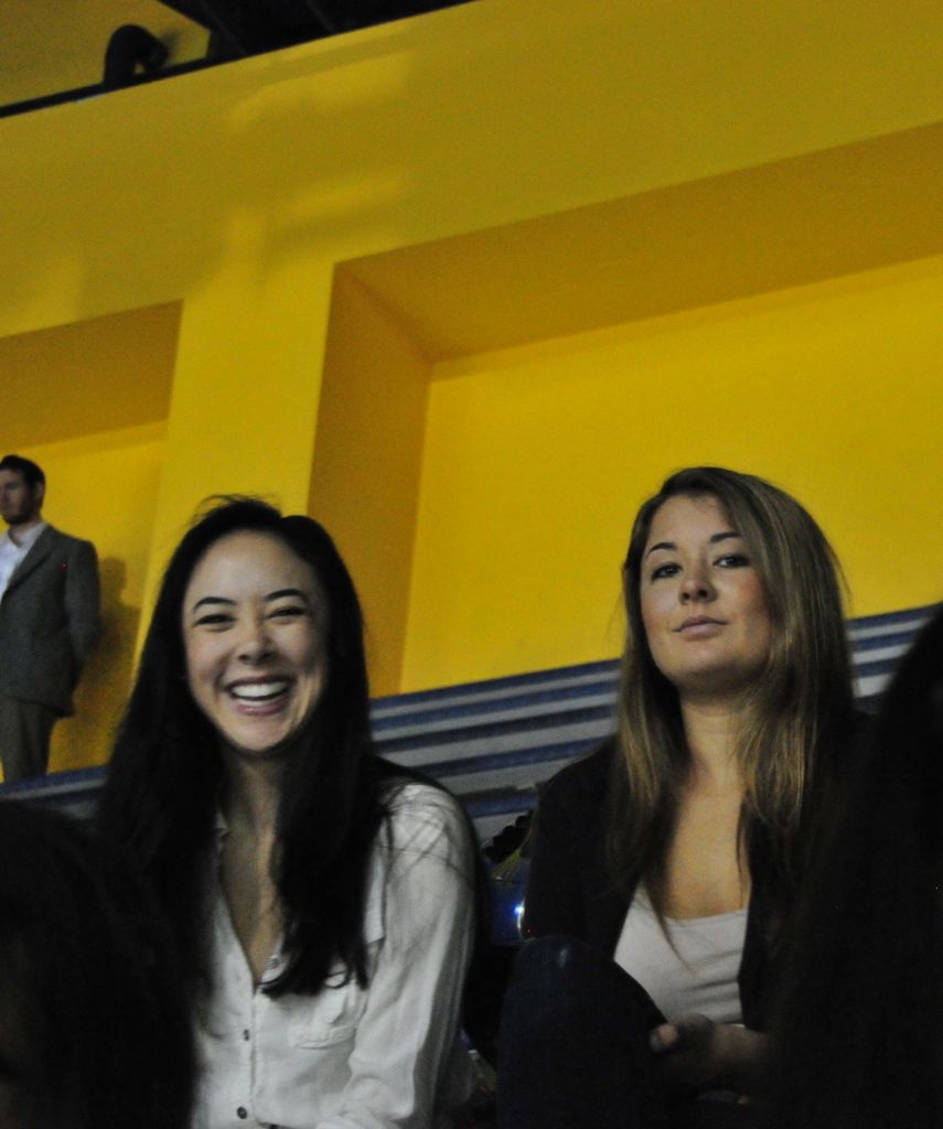 The girls are still awake/