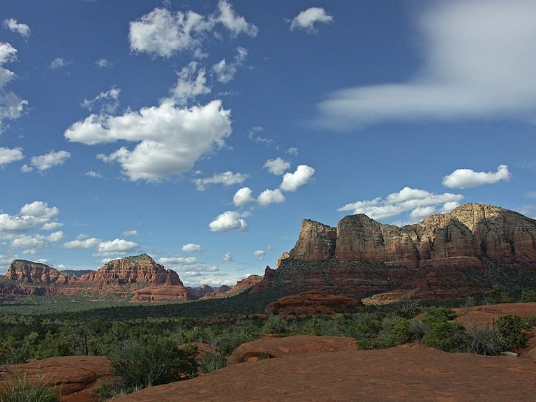 Redrocks just outside town/