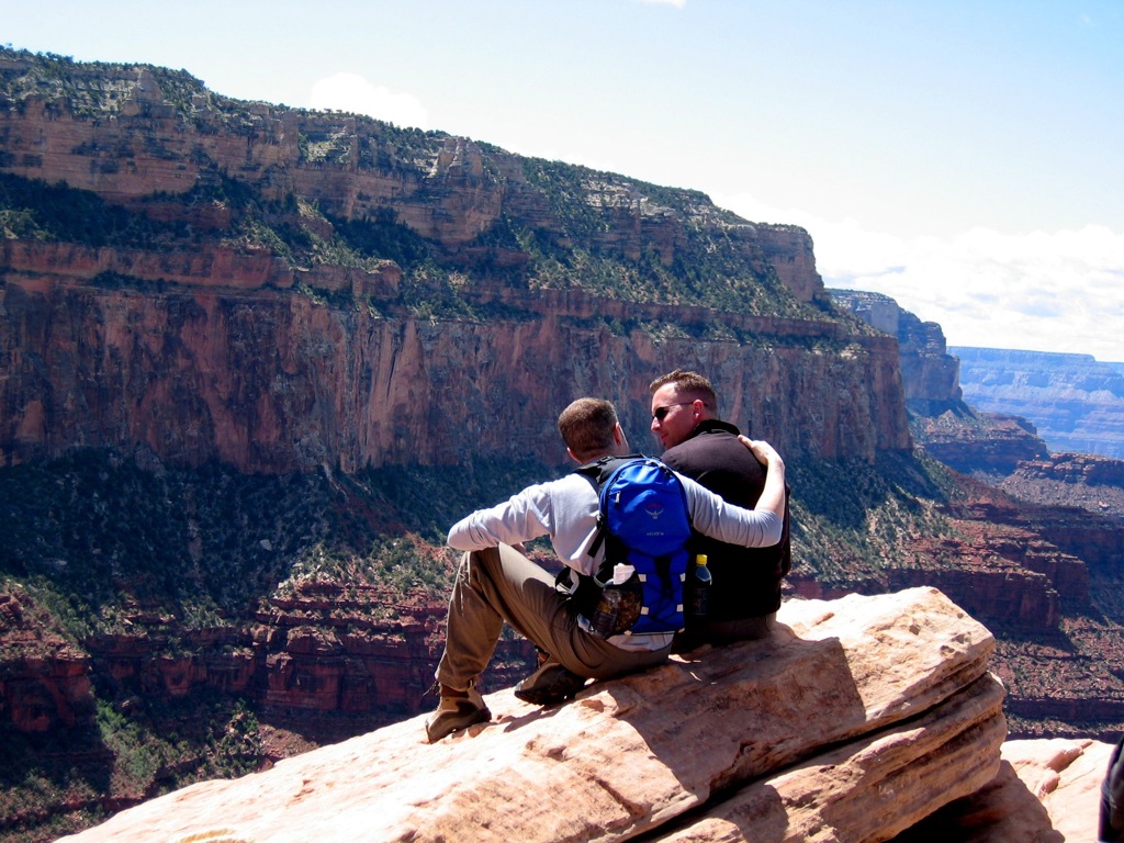 Rick & Randy being shmoopy/